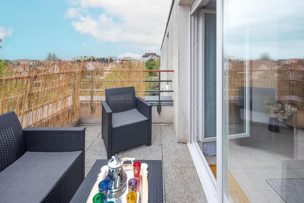 L'Excellence-8Min Aeroport-Terrasse-Parking Prive Apartment Lingolsheim Bagian luar foto