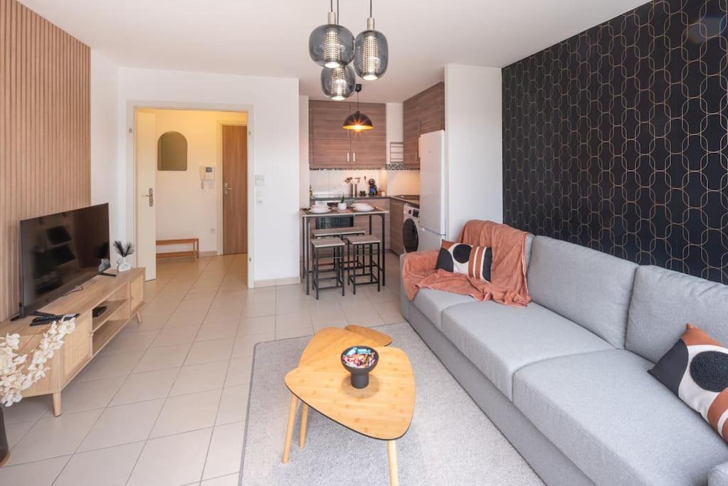 L'Excellence-8Min Aeroport-Terrasse-Parking Prive Apartment Lingolsheim Bagian luar foto
