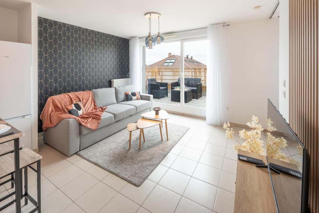 L'Excellence-8Min Aeroport-Terrasse-Parking Prive Apartment Lingolsheim Bagian luar foto